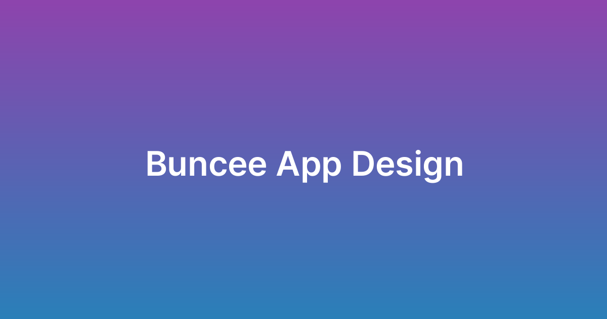 تصميم تطبيق بانسي Buncee