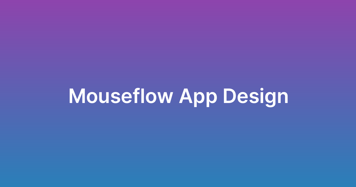 تصميم تطبيق ماوس فلو Mouseflow
