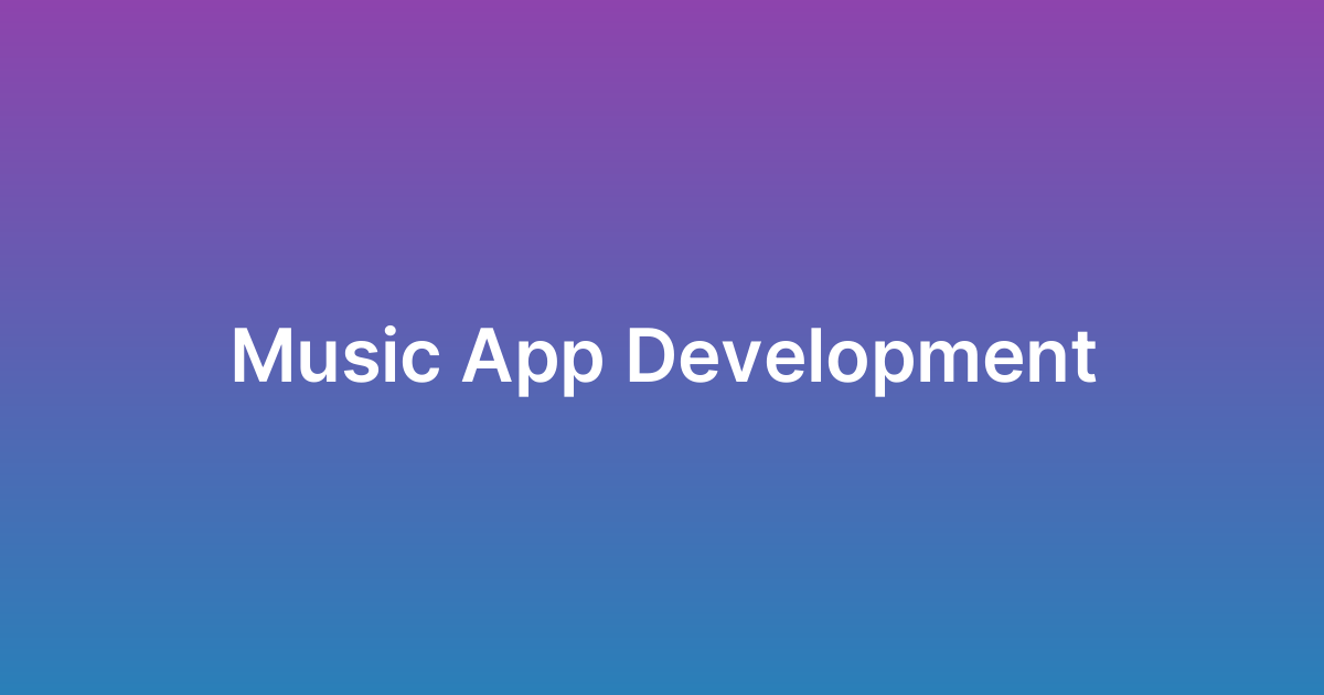 برمجة تطبيق موسيقى مثل سبوتيفاي Spotify