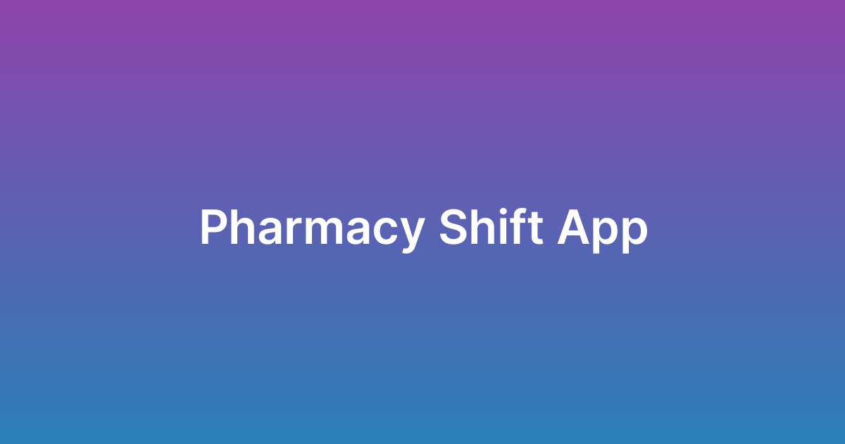 برمجة تطبيق صيدليات مناوبة Pharmacy App