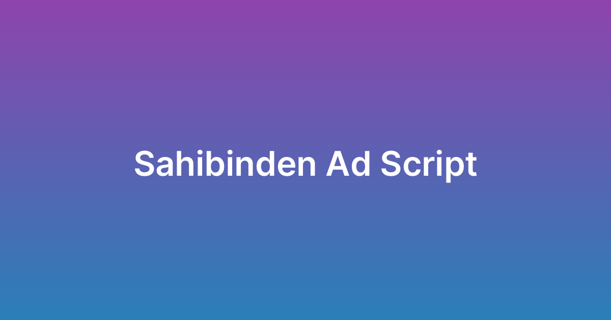 برمجة سكربت إعلانات مثل صاحبندان Sahibinden