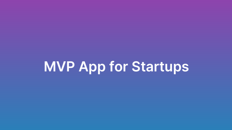 تطبيق MVP للشركات الناشئة الإمارات
