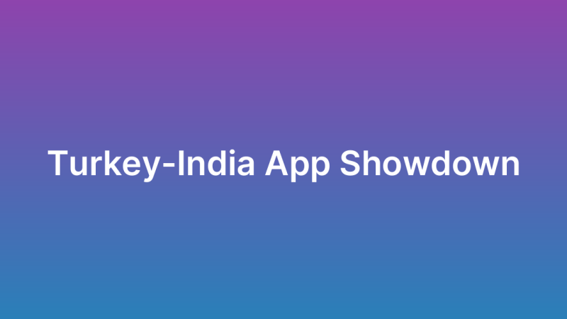 Turkey Vs India App Development UAE