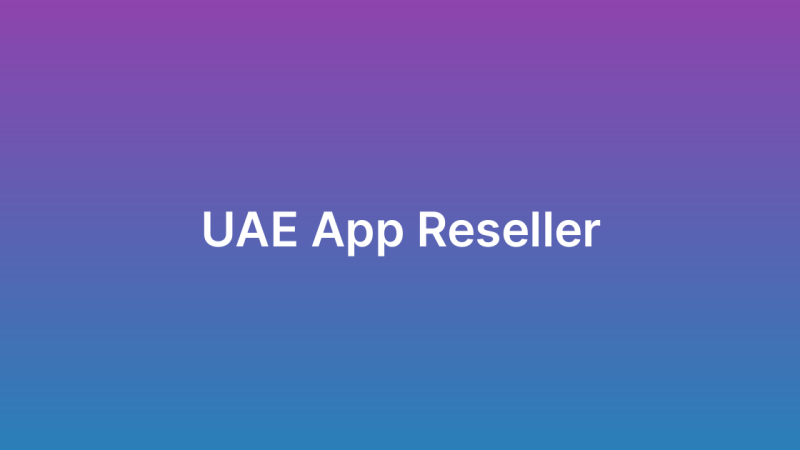 White Label App Reseller UAE