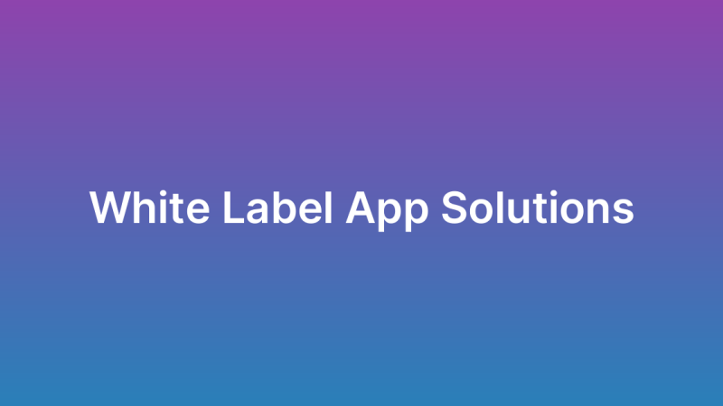 White Label App Development UAE