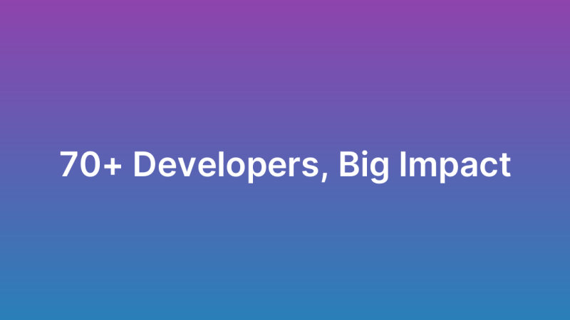 Why 70+ Developers Matter for Enterprise Projects