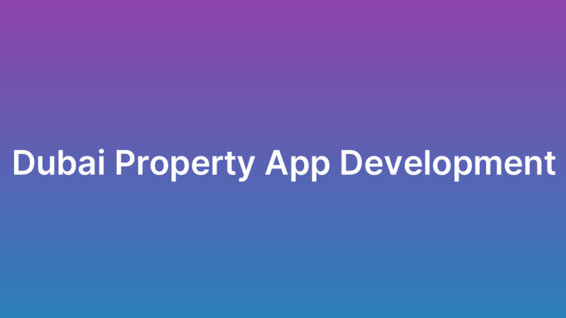Real Estate App Development in Dubai